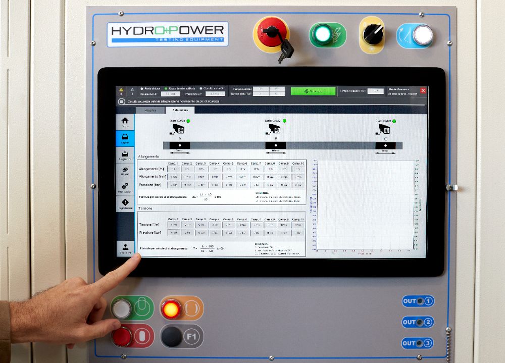 Foto di una macchina di OP aperta